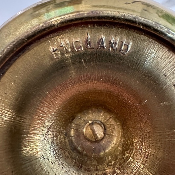 VTG Brass Candelabra Style Tapered Candle Solo Gold England  (1) EUC - Picture 5 of 6